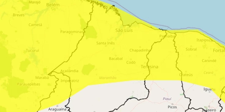 Maranhão tem 188 cidades em alerta amarelo de chuvas até quinta-feira (7)