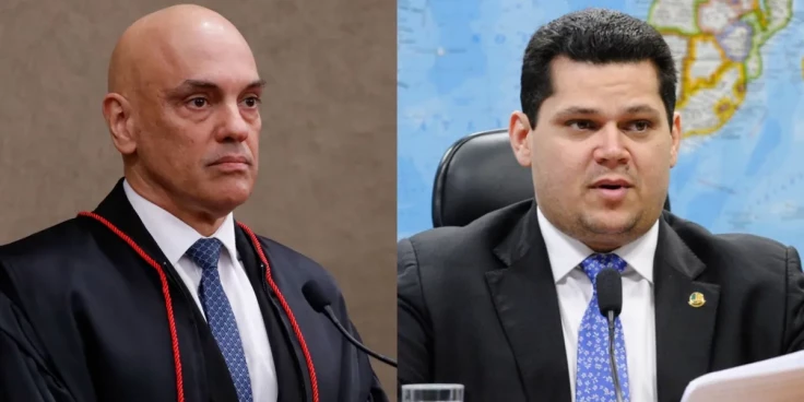 Moraes se reuniu por três horas com Alcolumbre antes de ofensiva contra Mendonça